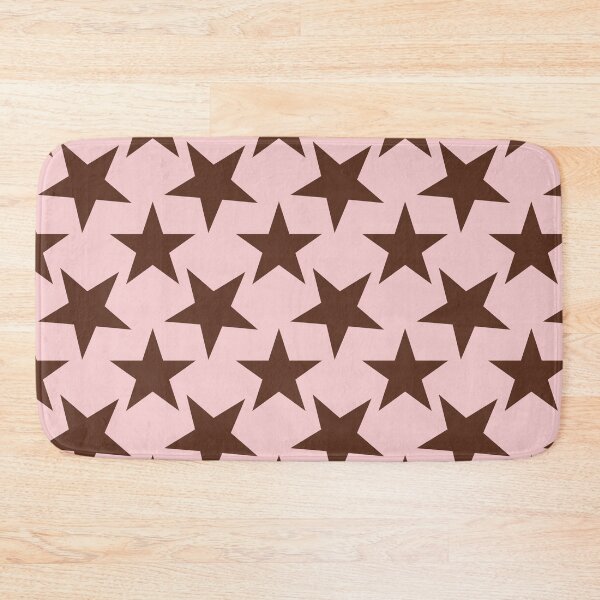 Item preview, Brown and Pink Star Pattern | Minimalist Brown Stars | Retro Chocolate Star Design | Cute Starry Pattern | Chocolate Brown and Pink Starry | Bohemian Brown Star Pattern designed and sold by VivaFy.