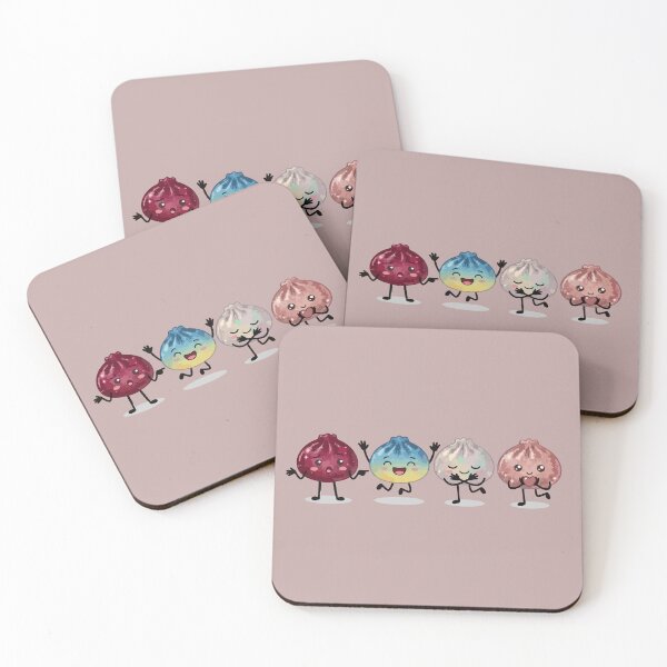 Item preview, Kawaii Squishy Dumpling Squad – Cute Moody Dumpling Crew designed and sold by EmeraldeaArt.