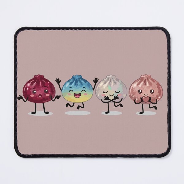 Item preview, Kawaii Squishy Dumpling Squad – Cute Moody Dumpling Crew designed and sold by EmeraldeaArt.