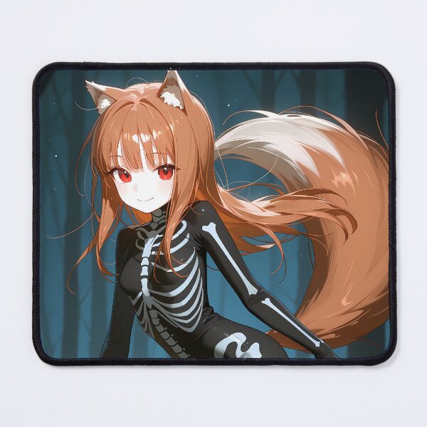 Item preview, Holo Spice And Wolf Halloween Skeleton Costume Moonlight Forest designed and sold by reinazenka.