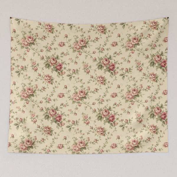 Item preview, Vintage Rose Floral Print designed and sold by PureVintageLove.