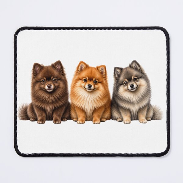 Item preview, Three Little Hearts Pomeranian Puppies designed and sold by SabraDD.