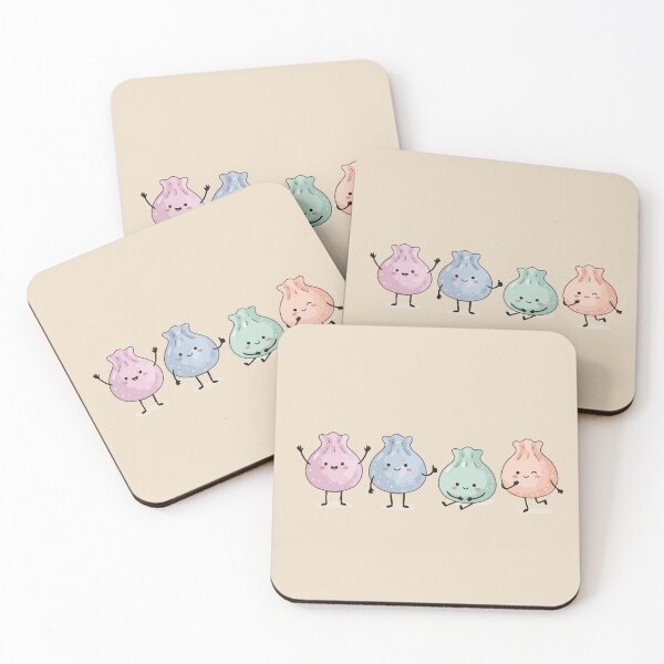 Item preview, Pastel Kawaii Dim Sum Bun Squad – Cute Bao Friends designed and sold by EmeraldeaArt.