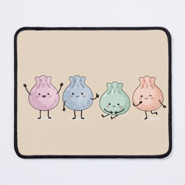Item preview, Pastel Kawaii Dim Sum Bun Squad – Cute Bao Friends designed and sold by EmeraldeaArt.