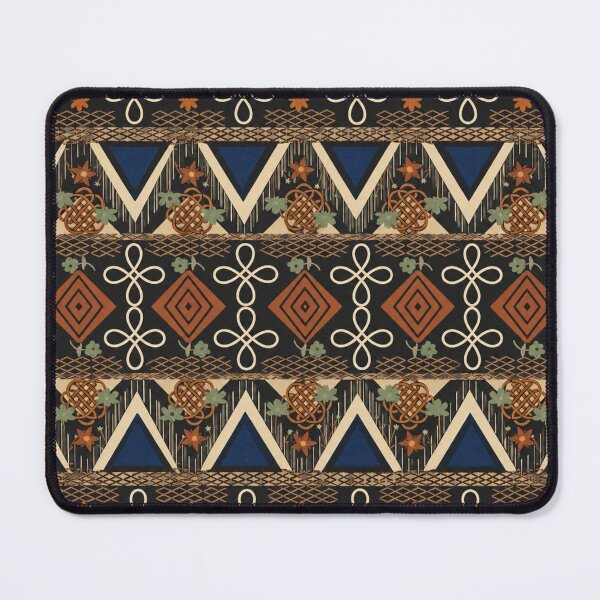Item preview, Folk Art Midnight designed and sold by Dancingrabbit Studio.
