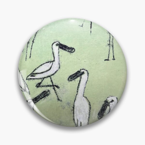 Item preview, White Wading Birds designed and sold by FeatherTaleInk.