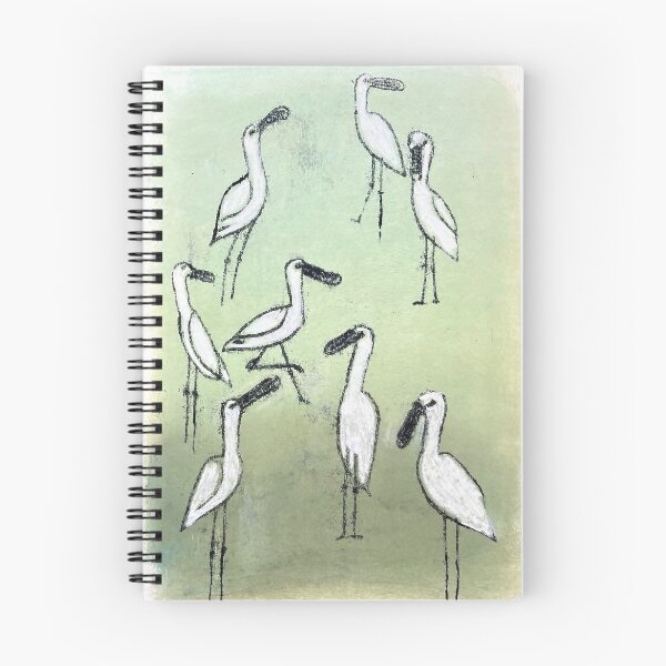Item preview, White Wading Birds designed and sold by FeatherTaleInk.