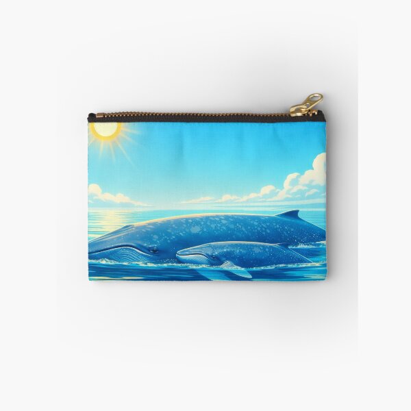 Item preview, Blue Whale Marine Life Digital Animal Art designed and sold by kakarikihill.