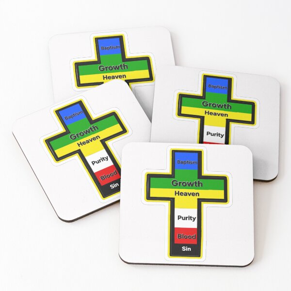 Item preview, the wordless cross telling salvation through colors designed and sold by gracehopelove.