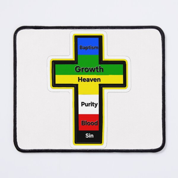 Item preview, the wordless cross telling salvation through colors designed and sold by gracehopelove.