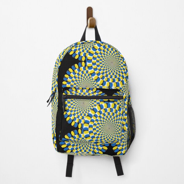 Item preview, Mesmerizing Blue & Yellow Spinning Circles Optical Illusion designed and sold by Outlet Raloel.