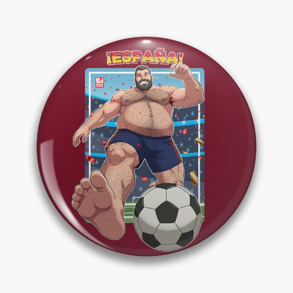 Item preview, Spanish bear football soccer designed and sold by MaxxFergus.