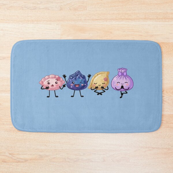 Item preview, Kawaii Dim Sum Dumpling Squad – Colorful Asian Food Characters designed and sold by EmeraldeaArt.