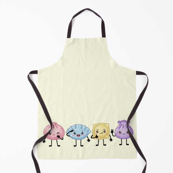 Item preview, Pastel Kawaii Dim Sum Buns – Cute Asian Food Characters designed and sold by EmeraldeaArt.