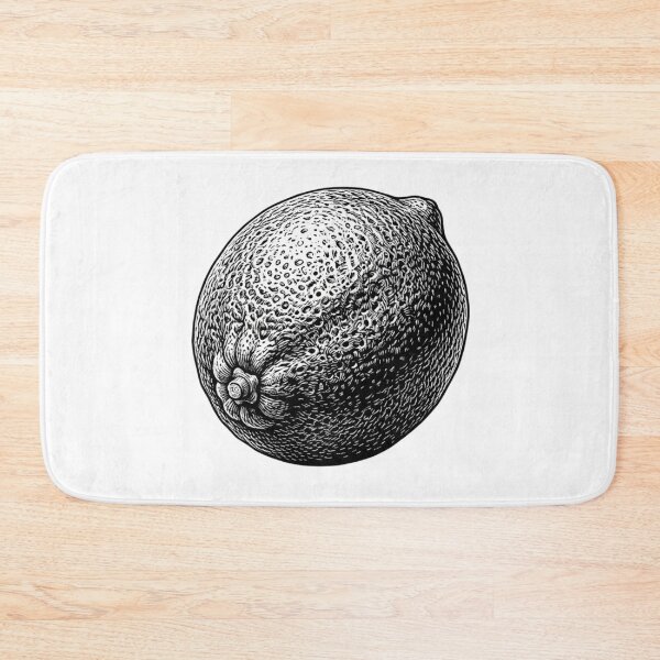 Item preview, Lemon - Realistic black and white designed and sold by Minimalisticaly.