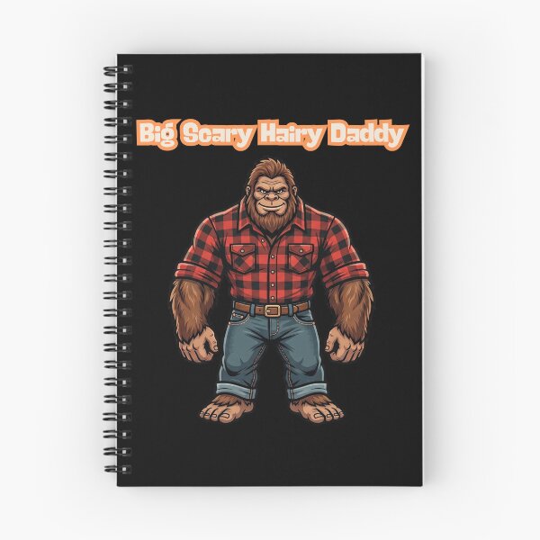 Item preview, Big Daddy Bigfoot - Cryptidcore Fatherhood as a Big Hairy Man designed and sold by Spank My Yeti.