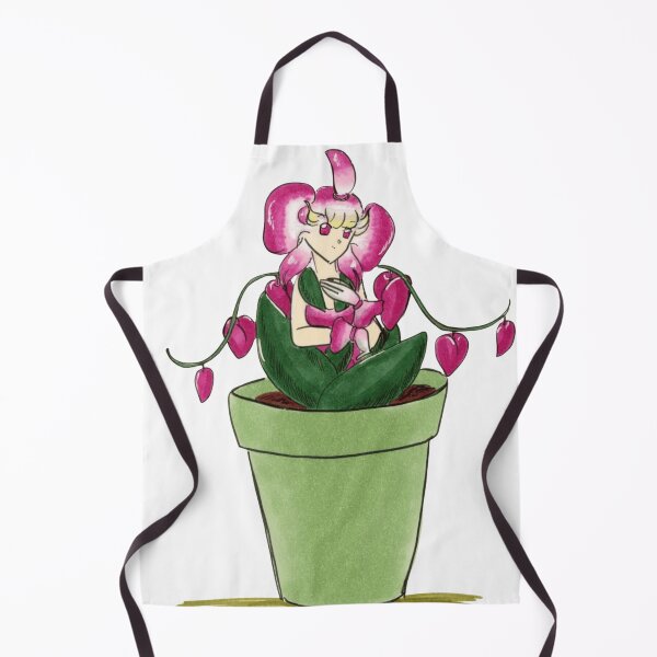 Item preview, Botanical Plant Fairy Girl sitting in Green Flowerpot Illustration designed and sold by PumpkinSpell.