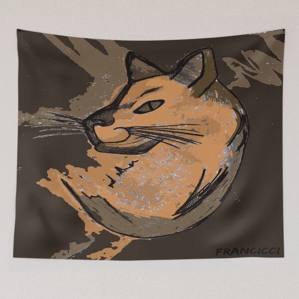 Item preview, Rustic Cat - Sketch designed and sold by Francicci.