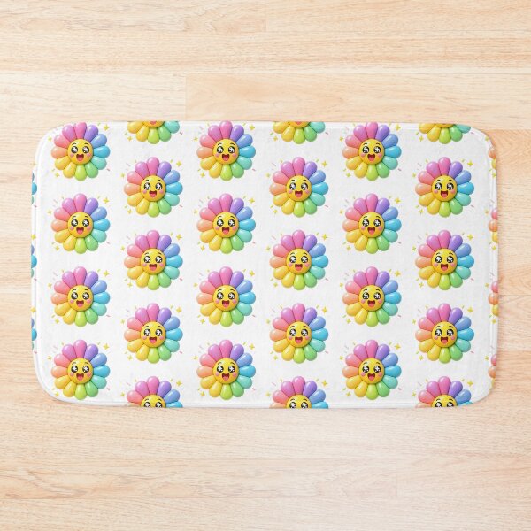 Item preview, Excited Bloom – Cute Excited Flower designed and sold by VIBESPLACE.