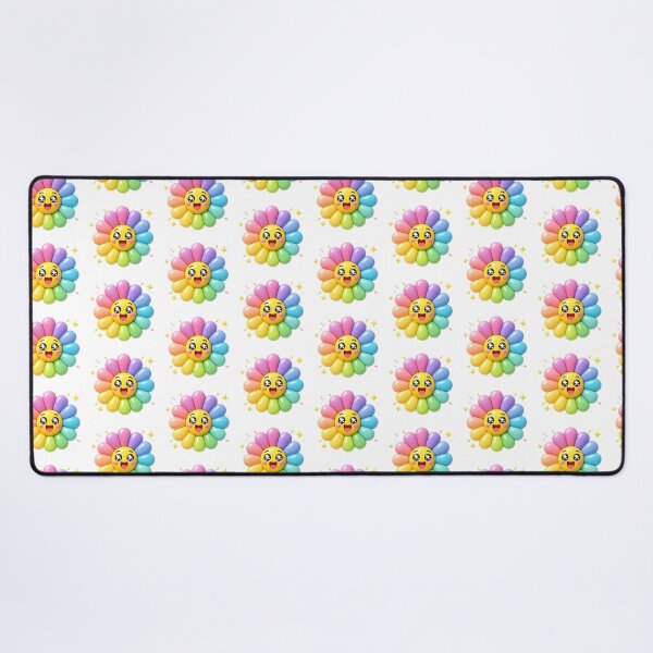Item preview, Excited Bloom – Cute Excited Flower designed and sold by VIBESPLACE.