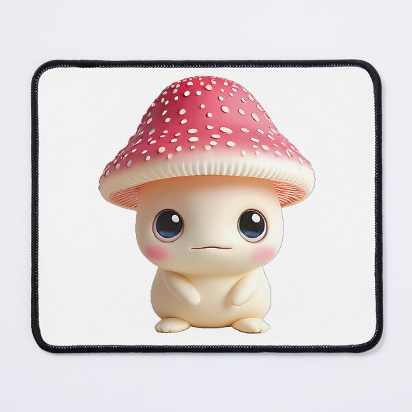 Item preview, Tiny Red Mushroom Spirit Wax Figure Art Toy designed and sold by CuteSlothWorld.
