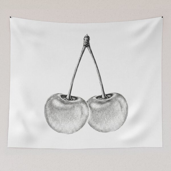 Item preview, Cherry - Realistic Fine Line designed and sold by Minimalisticaly.