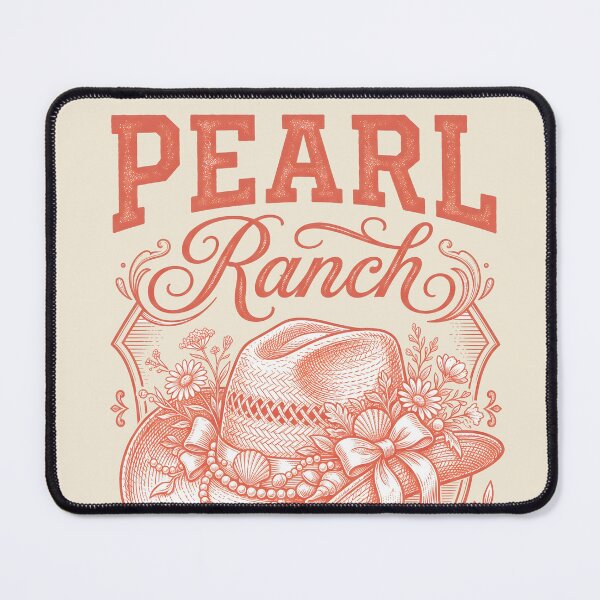Item preview, Pearl Ranch – Coastal Cowgirl Cowboy Hat Design designed and sold by Sea Gem.