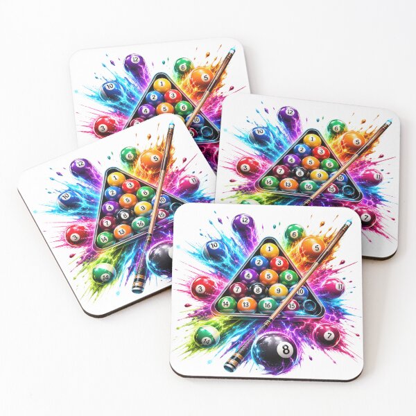 Item preview, Billiards Break Splash designed and sold by syotos-ai.