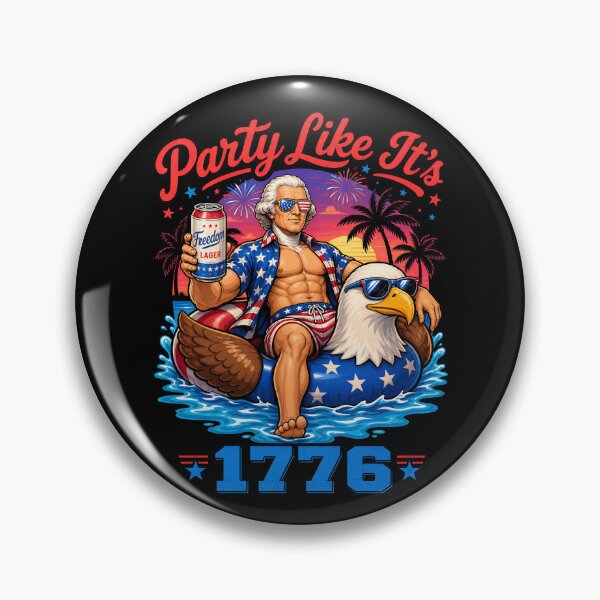 Item preview, Party Like It's 1776 Thomas Jefferson Funny 4th Of July Gear designed and sold by DynamicDesign.