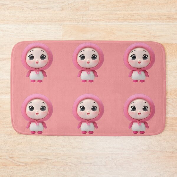 Item preview, Sweet Pink Hoodie Baby Wax Figure Art Toy designed and sold by CuteSlothWorld.