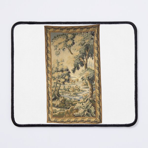 Item preview, Vintage French Tapestry Reproduction - Classical Verdure Forest Landscape Wall Hanging designed and sold by epx-av.
