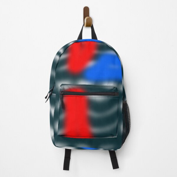 Item preview, Angular Signals - Abstract Blurred Grid and Orthogonal Red Blue Lines designed and sold by M.A.M.A.artistRio - Marsailhe Milward.