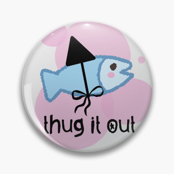 Item preview, Cute Little Fish Big Shark Fin Thug It Out designed and sold by TackyTime.