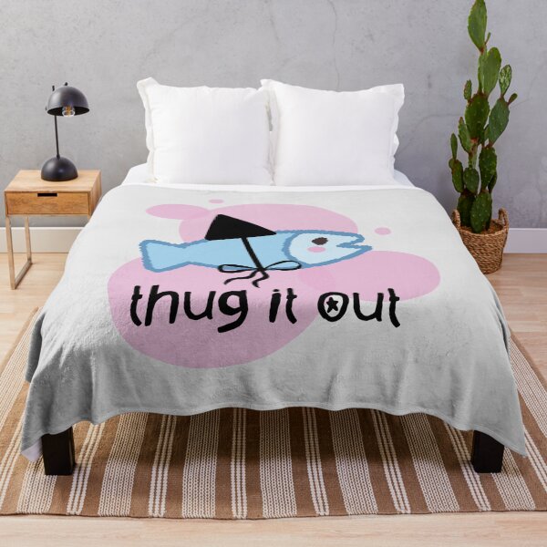 Item preview, Cute Little Fish Big Shark Fin Thug It Out designed and sold by TackyTime.