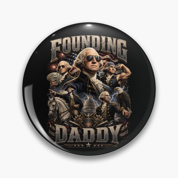 Item preview, Founding Daddy George Washington 4th Of July Gear designed and sold by DynamicDesign.