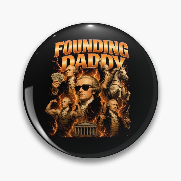 Item preview, Founding Daddy Alexander Hamilton 4th Of July Gear designed and sold by DynamicDesign.