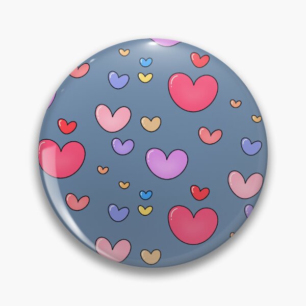 Item preview, Colorful Hand Drawn Hearts Pattern designed and sold by ubborn.