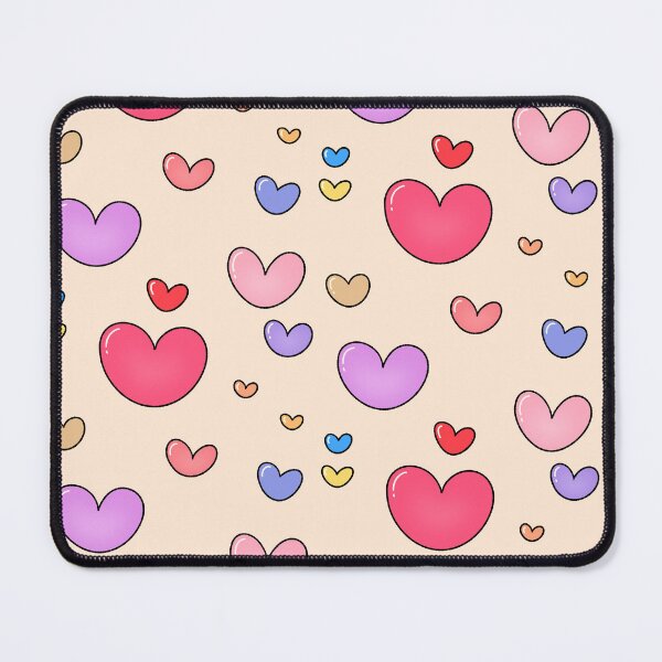 Item preview, Colorful Hand Drawn Hearts Pattern designed and sold by ubborn.