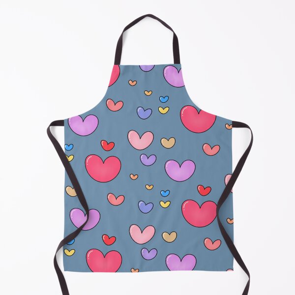 Item preview, Colorful Hand Drawn Hearts Pattern designed and sold by ubborn.