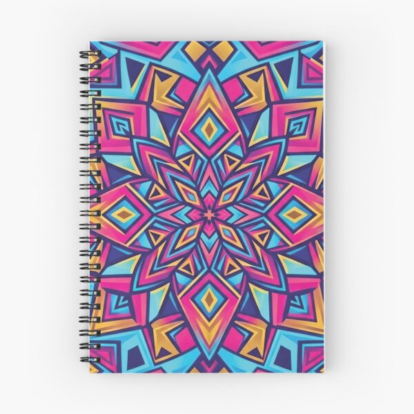 Item preview, Vibrant Geometric Kaleidoscope Abstract Pattern designed and sold by delohill.