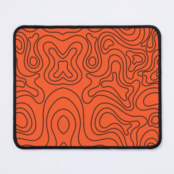 Item preview, Groovy Abstract Contour - Orange designed and sold by MayaCordalia.