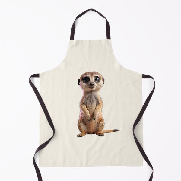 Item preview, Minimalist Plush: Cute Curious Meerkat Aesthetic designed and sold by CuteSlothWorld.