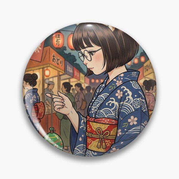 Item preview, Cat Girl at the Summer Matsuri designed and sold by Komatoya.