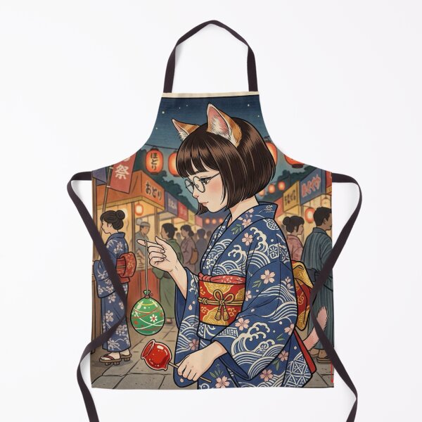Item preview, Cat Girl at the Summer Matsuri designed and sold by Komatoya.