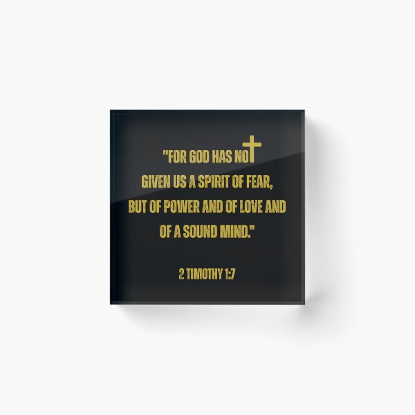 Item preview, God Has Not Given Us Spirit Of Fear designed and sold by Drami21.