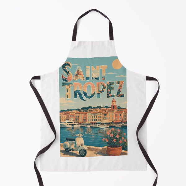 Item preview, Saint-Tropez Old Port Harbor with French Riviera Architecture and Mediterranean Coast designed and sold by Places On Earth.