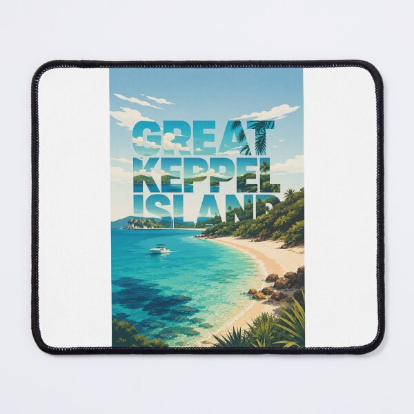 Item preview, Great Keppel Island Tropical Coastline and Southern Great Barrier Reef, Queensland designed and sold by Places On Earth.