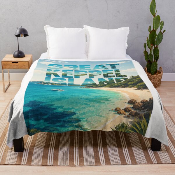 Item preview, Great Keppel Island Tropical Coastline and Southern Great Barrier Reef, Queensland designed and sold by Places On Earth.