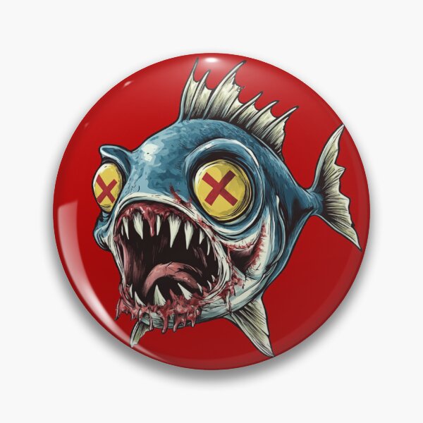 Item preview, zombie piranha designed and sold by HauntedEmporium.