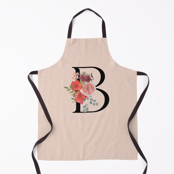 Item preview, Letter B Vintage Florals designed and sold by WildAliceArt.